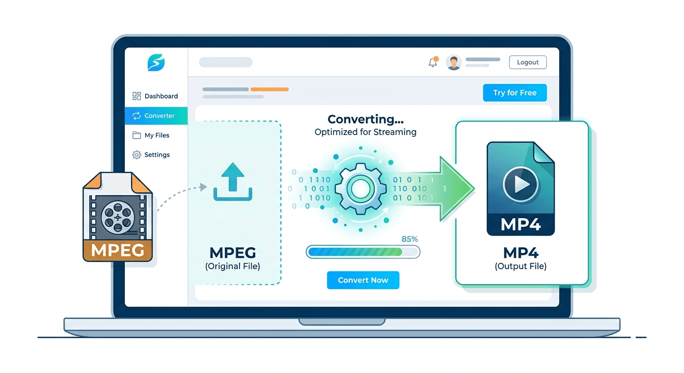 MPEG to MP4 Converter by Transfonic