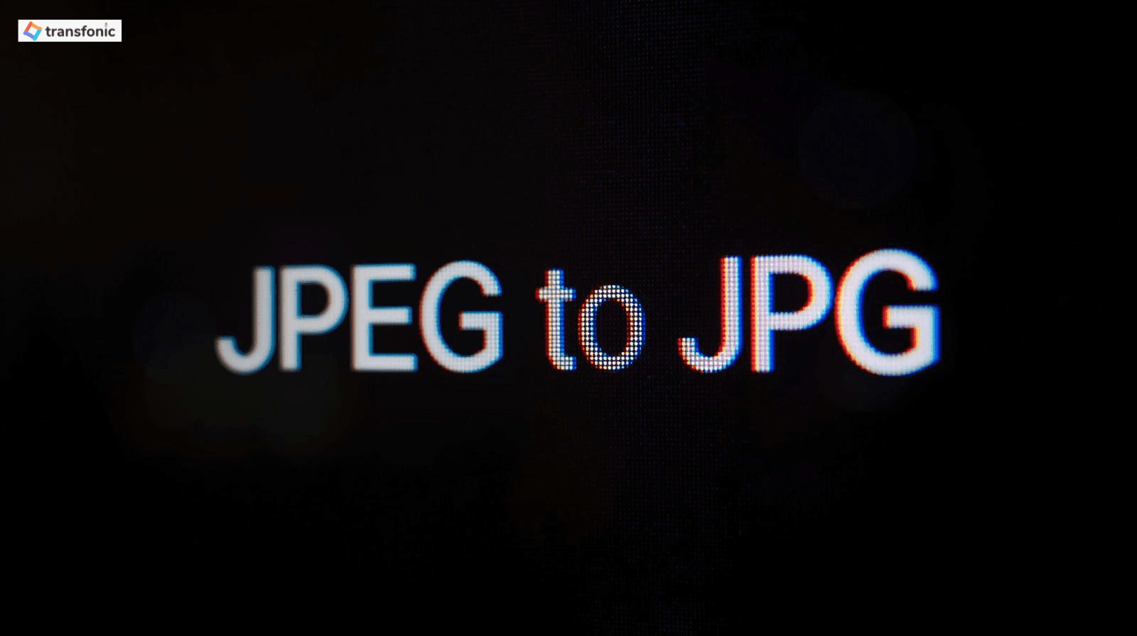 JPEG to JPG Converter by Transfonic