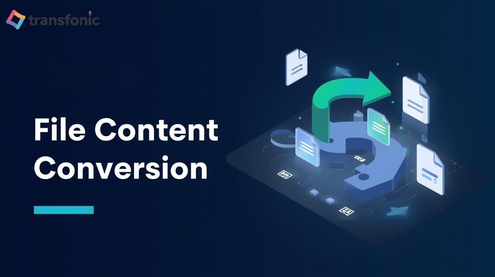 Transfonic file content conversion tools for seamless data transformation across formats.