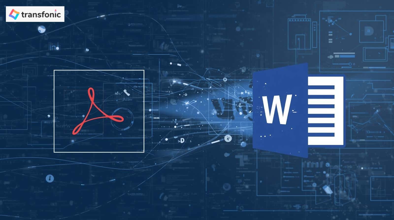 Convert PDF to Word online with Transfonic’s Document Conversion Tool