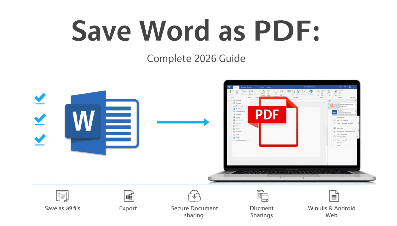 How to Save a Document in PDF Format in Word by Transfonic