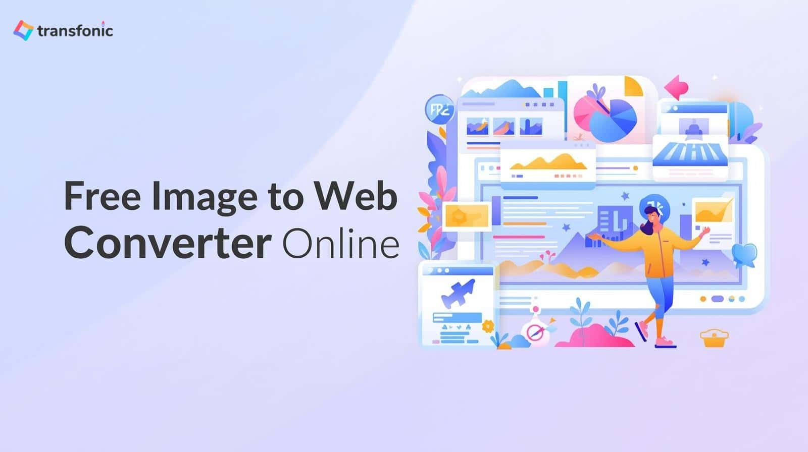 Transfonic Image to Web Converter – optimize images for faster website loading and better performance.